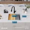 Elkay Crosstown 16 Gauge Workstation Stainless Steel Single Bowl Undermount Sink Kit EFRU21169W - alternate 2